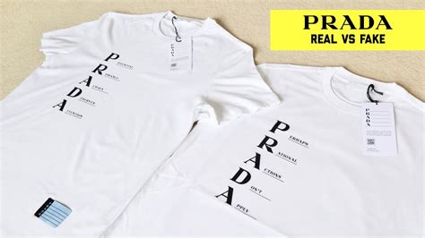 how to tell if prada t shirt is real|prada clothes false.